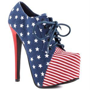 American Flag Heels