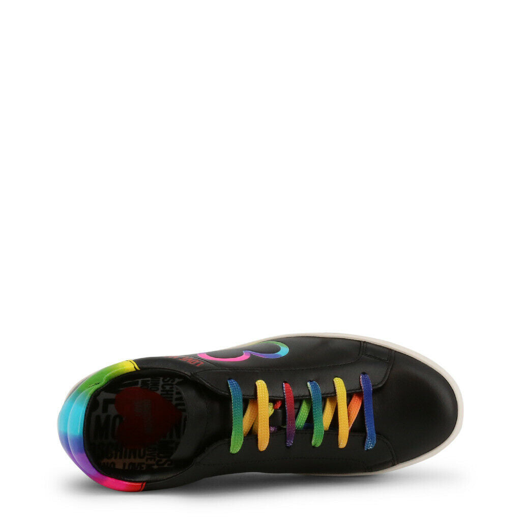 Black Rainbow Slip on Sneakers